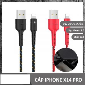 CÁP SẠC X14 PRO LIGHNING 2M