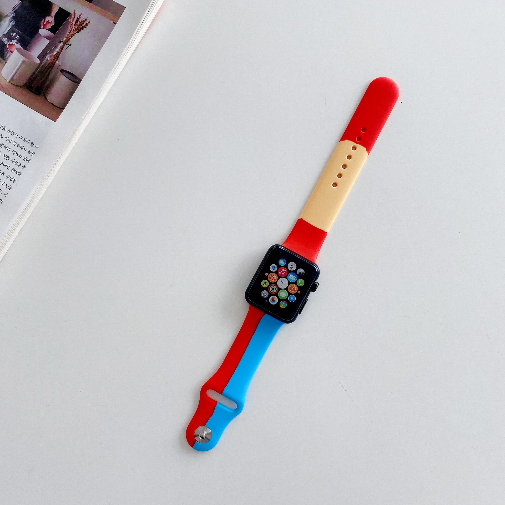 DÂY APPLE WATCH SILICON 3 MÀU