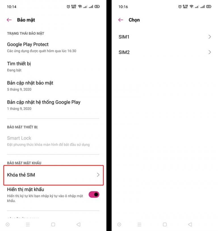 Hướng dẫn cách cài đặt mã PIN cho Sim trên iPhone và Android
