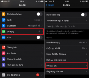 Hướng dẫn cách cài đặt mã PIN cho Sim trên iPhone và Android