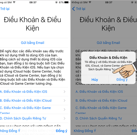 image 24 Cách tạo iCloud (Apple ID) mới cho iPhone miễn phí
